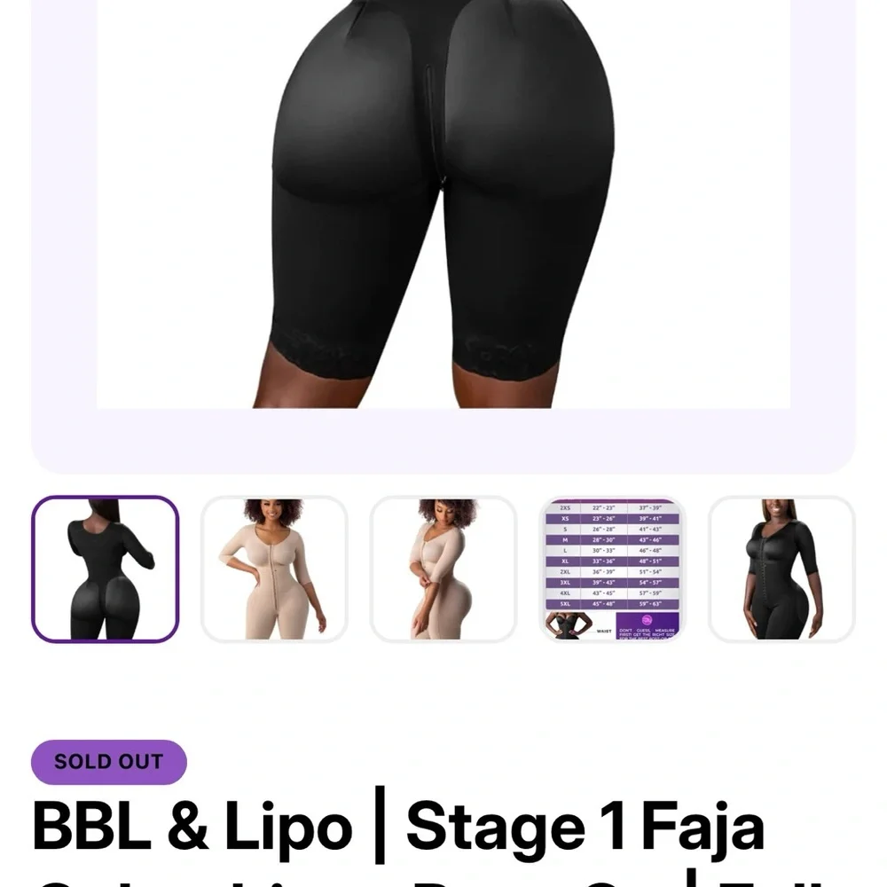 Women's Beige Full Body Shapewear - Picture 2 of 9